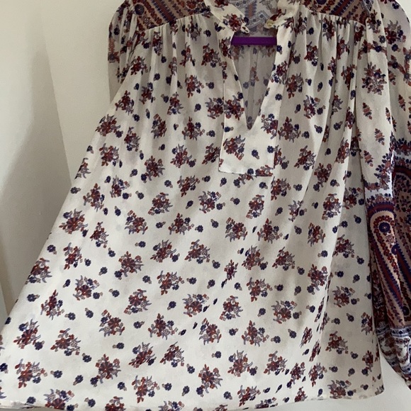 VTG Womens Blouse Size Large Dandy Boho Festival Paisley Billowy Cottagecore - Picture 4 of 10